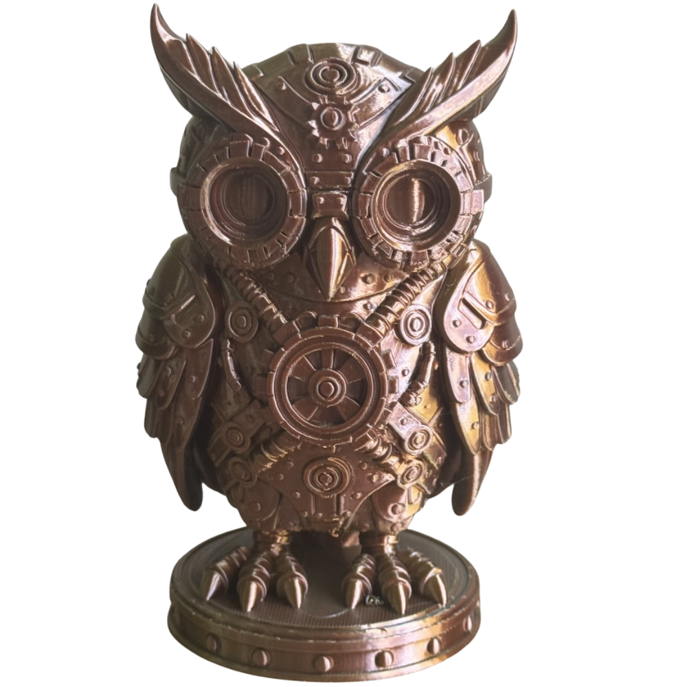 Steamfeather Owl – Steampunk Corporate Gift | Sentinel of Gears, Stars & Wonder - Image 1