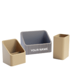 Custom Pen Holder | Corporate Desk Gift | Personalized Office Accessory - Image 3