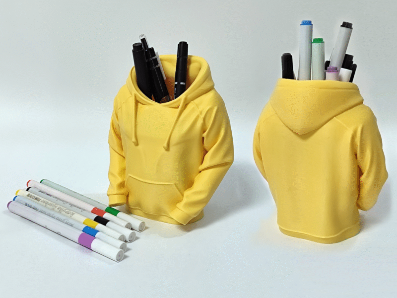 Custom Hoodie Pen Holder – Unique Corporate Desk Gift for Offices & Events - Image 3