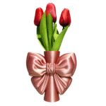 Luxury Bow Ribbon Vase – Elegant Custom Corporate & Business Gift