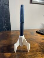 Rocket Spaceship Pen Holder – Unique Corporate Desk Gift for Companies & Offices - Image 3