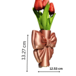 Luxury Bow Ribbon Vase – Elegant Custom Corporate & Business Gift - Image 2