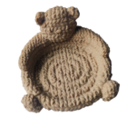 Knitted Bear Coaster – Unique Corporate Gift for Offices & Clients - Image 4