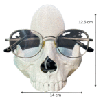 Custom Skull Bowl Glasses Holder & Keys Stand – Unique Corporate Gift for Offices, Clients & Employees - Image 2