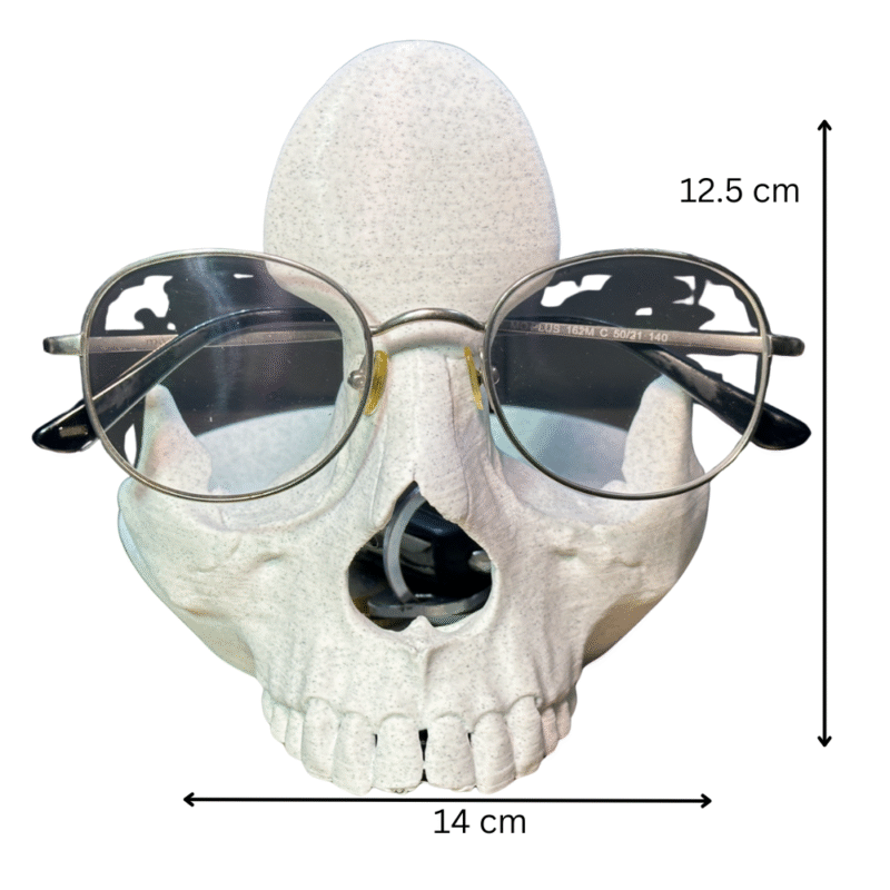 Custom Skull Bowl Glasses Holder & Keys Stand – Unique Corporate Gift for Offices, Clients & Employees - Image 2