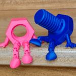 The Spicy Bolt Set – Custom Articulated Bolt & Nut Corporate Gift | Unique Industrial Desk Toy