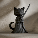 Samurai Cat – The Silent Warrior Desk Decor for Corporate Gifting
