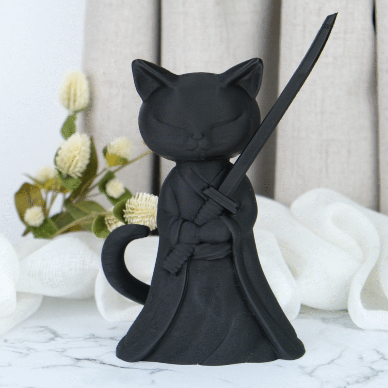 Samurai Cat – The Silent Warrior Desk Decor for Corporate Gifting - Image 3