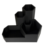 Custom Hexagon Desk Organizer for Corporate Gifting | Premium Office Gift - Image 3