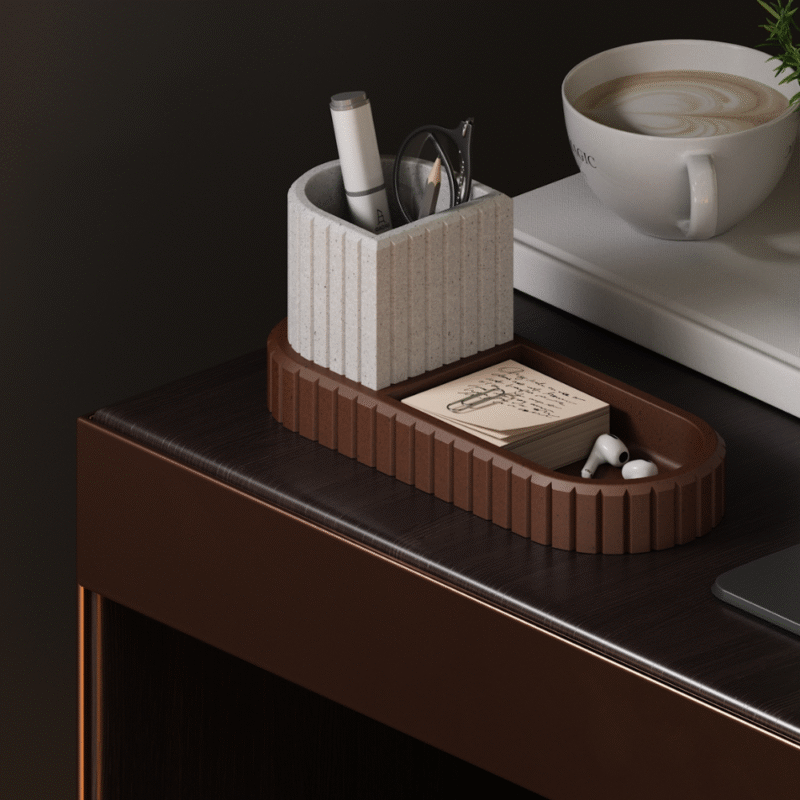 Personalized Office Desk Accessory Custom | Desk Organizer for Corporate Gifts - Image 4