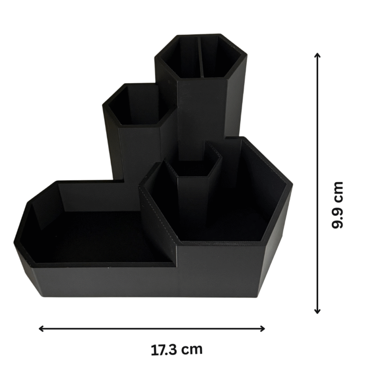 Custom Hexagon Desk Organizer for Corporate Gifting | Premium Office Gift - Image 2