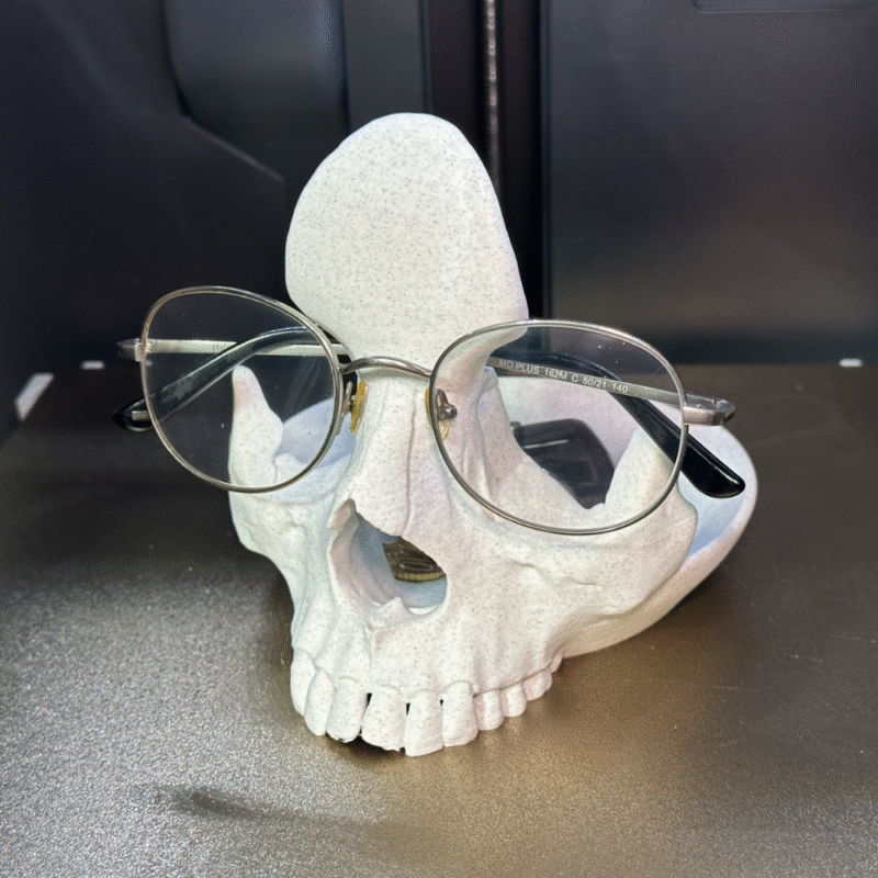Custom Skull Bowl Glasses Holder & Keys Stand – Unique Corporate Gift for Offices, Clients & Employees - Image 4