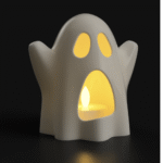 Halloween Ghost Tealight Lamp for Home & Office Decor | Spooky Halloween Table Light