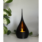 Teardrop Tealight LED Candle Holder for Home and Office Decor