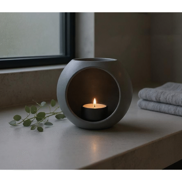 Modern Ball LED Tealight Holder for Home & Office Decor | Elegant Decorative Light Gift