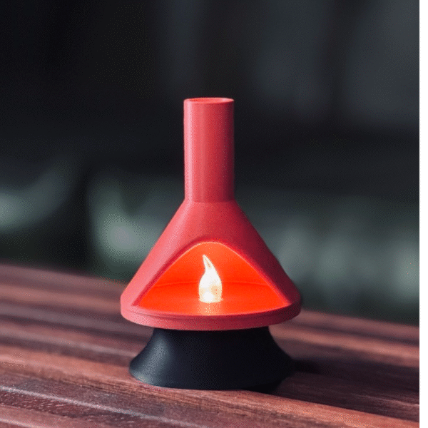 Mid-Century Modern Candle Holder for Home and Office Decor | Elegant Gift for Business and Industrial Spaces