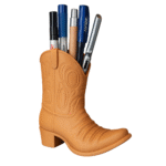 Cowboy Boot Desk Organizer – Custom Corporate Gift for Office Desks, Premium Personalized Gift for Clients & Employees