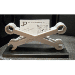 Stylish Wrench Business Card Holder – Elegant Desk Gift for Corporate Professionals & Industrial Clients