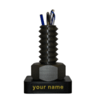 Personalized Bolt Pen Holder | Custom Corporate Gifts for Engineers & Companies