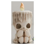 Cute Creepy Candle Holder – Unique Halloween Gift & Home Decor Accent