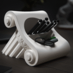 Custom Greek Desk Organizer for Corporate Gifts | Elegant Office Table Accessory for Employees & Clients