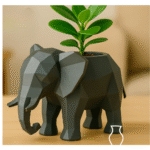 Elephant Planter – Cute Animal Flower Pot for Office Desk, Home & Company Gifts
