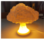 Nuclear Bomb Mushroom Cloud Night Light Lamp – Unique Desk Gift for Office, Industry & Events