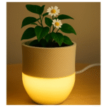 GlowPot LED Planter Lamp – Modern Desk Light with Indoor Plant Holder