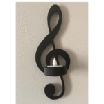 Treble Clef Tealight Candle Holder for Home and Office Decor