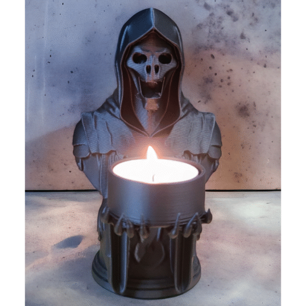 Reaper Candle Holder – Luminous Darkness | Gothic Home Décor & Office Gift