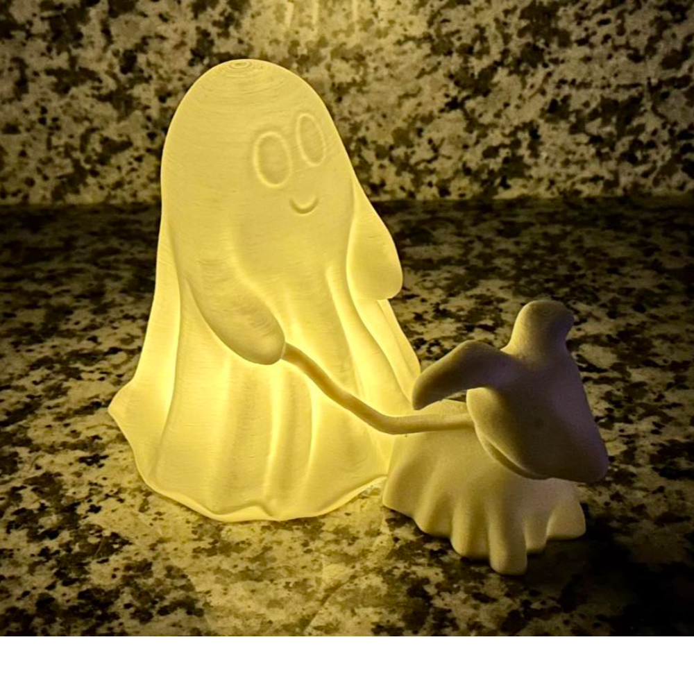 1 Ghost Walking Dog Tealight Candle Holder for Home and Office Decor - Image 1