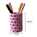 Custom Heart Pen Holder – Personalized Corporate Gift for Clients, Employees & Office Desks - Image 2