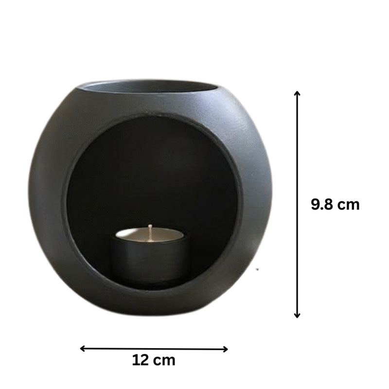 Modern Ball LED Tealight Holder for Home & Office Decor | Elegant Decorative Light Gift - Image 2