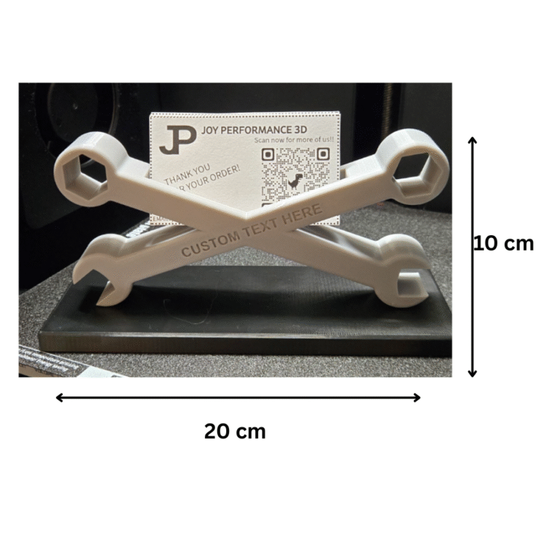 Stylish Wrench Business Card Holder – Elegant Desk Gift for Corporate Professionals & Industrial Clients - Image 2