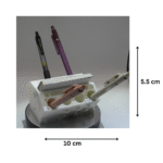 Corvette Engine Block Business Card and Pen Holder – Stylish Corporate Gift for Office Desk Elegance - Image 2