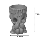 Cute Creepy Candle Holder – Unique Halloween Gift & Home Decor Accent - Image 2