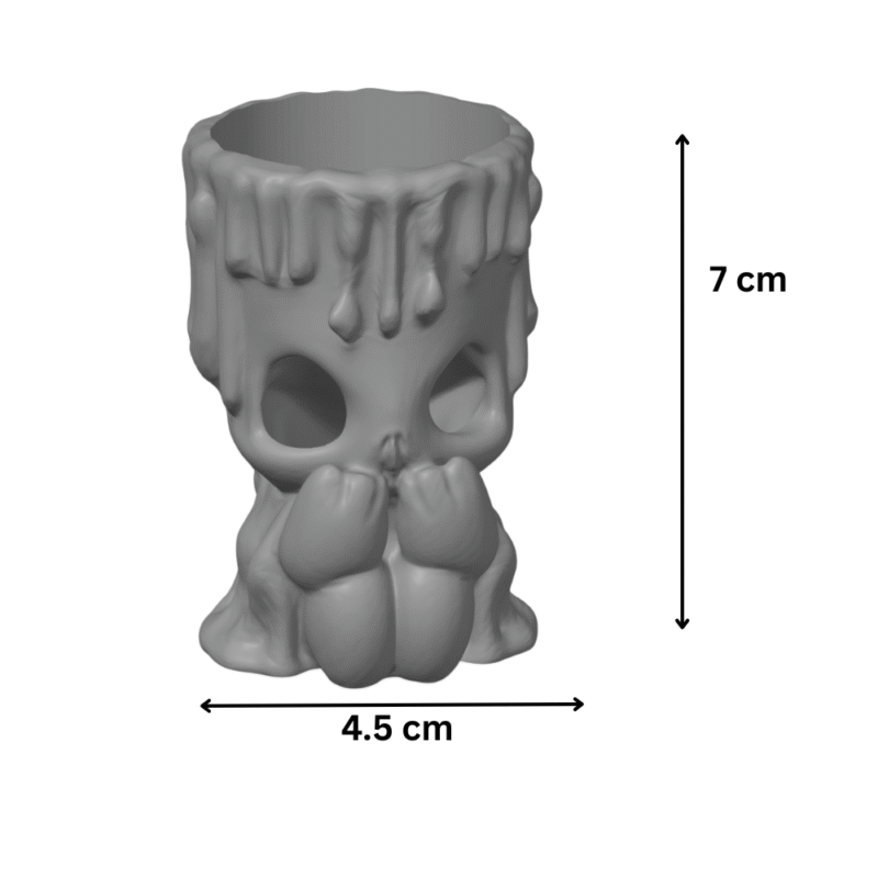 Cute Creepy Candle Holder – Unique Halloween Gift & Home Decor Accent - Image 2