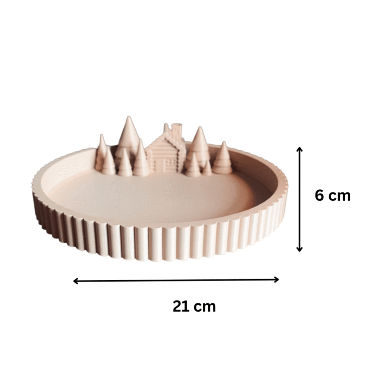 Christmas Village Tray for Home & Office Festive Decoration | Unique Christmas Gift Idea - Image 2