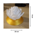 Lotus Flower Candle Lamp for Home, Office and Event Decoration – Eco Friendly 3D Printed Gift - Image 2