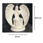 Angel with LED Tealight Candle – Elegant Desk & Appreciation Gift - Image 2