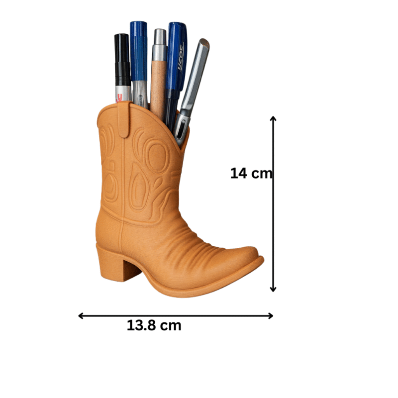 Cowboy Boot Desk Organizer – Custom Corporate Gift for Office Desks, Premium Personalized Gift for Clients & Employees - Image 2