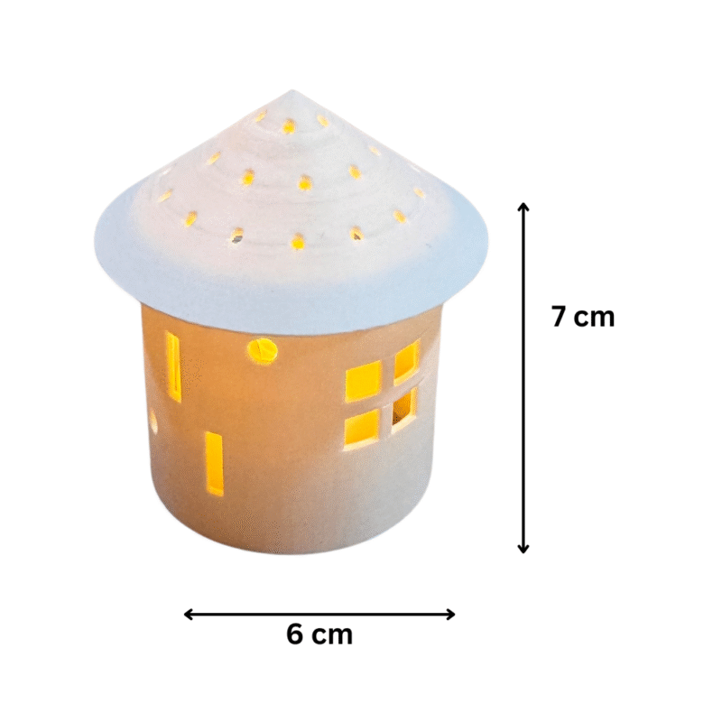 Tealight House Gift | Decorative Tealight Holder for Home & Office - Image 2