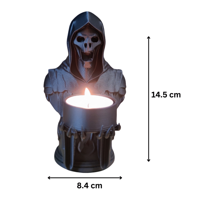 Reaper Candle Holder – Luminous Darkness | Gothic Home Décor & Office Gift - Image 2