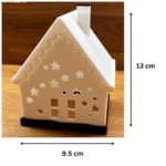 Christmas House Tealight Holder for Home & Office Decoration - Image 2