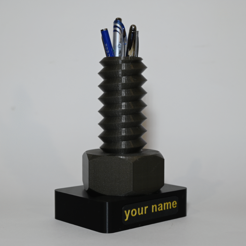 Personalized Bolt Pen Holder | Custom Corporate Gifts for Engineers & Companies - Image 3