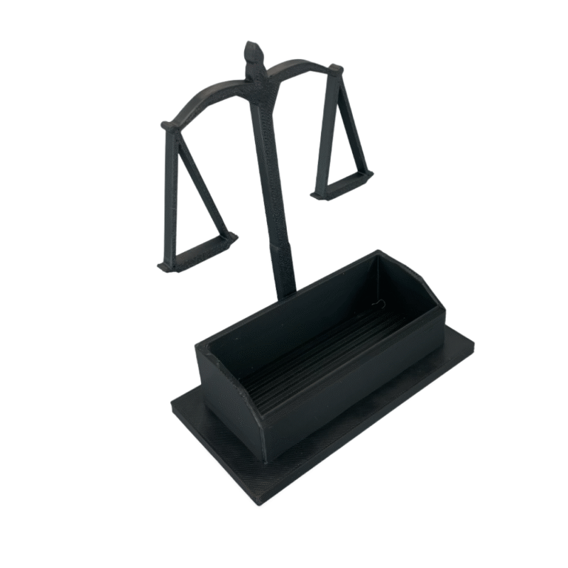 Custom Lawyer ‘Scale of Justice’ Business Card Holder – Premium Corporate Gift for Law Firms & Legal Professionals - Image 3