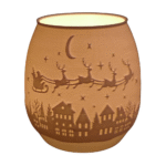 Tealight Santa Claus Christmas Lamp – Custom Handmade Christmas Gift for Home and Office Décor - Image 3