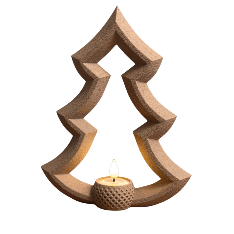 Designer Christmas Tree Tea Light Holder for Festive Home Décor and Holiday Gifting - Image 3