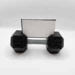 Dumbbell Business Card Holder for Office Desk | Fitness Theme Gift for Professionals - Image 3