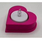 Heart Tealight Holder for Home & Office Décor | Romantic Candle Holder Gift - Image 3
